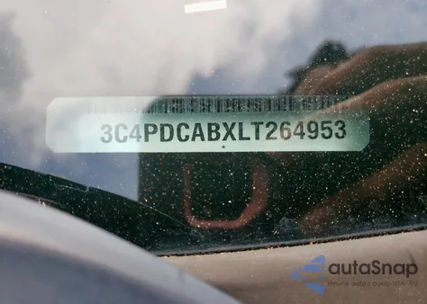2020 Dodge Journey Se from USA, damaged, VIN 3C4PDCABXLT264953